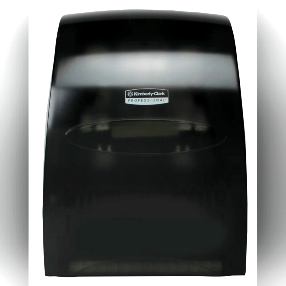 Kimberly-Clark Professional Sanitouch Hard-Roll Paper Towel Pull Dispenser Black